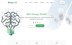 DesignSoft Business Services and Web Design Studio Responsive Website Template