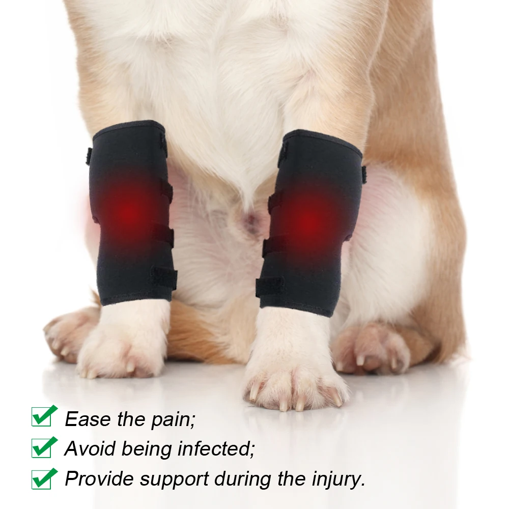 Leg Knee Pads for Dogs Recovery Bandage Anti-Lick Wound Dog Arthritis Auxiliary Fixed Joint Protector Dog Accessories - Image 4