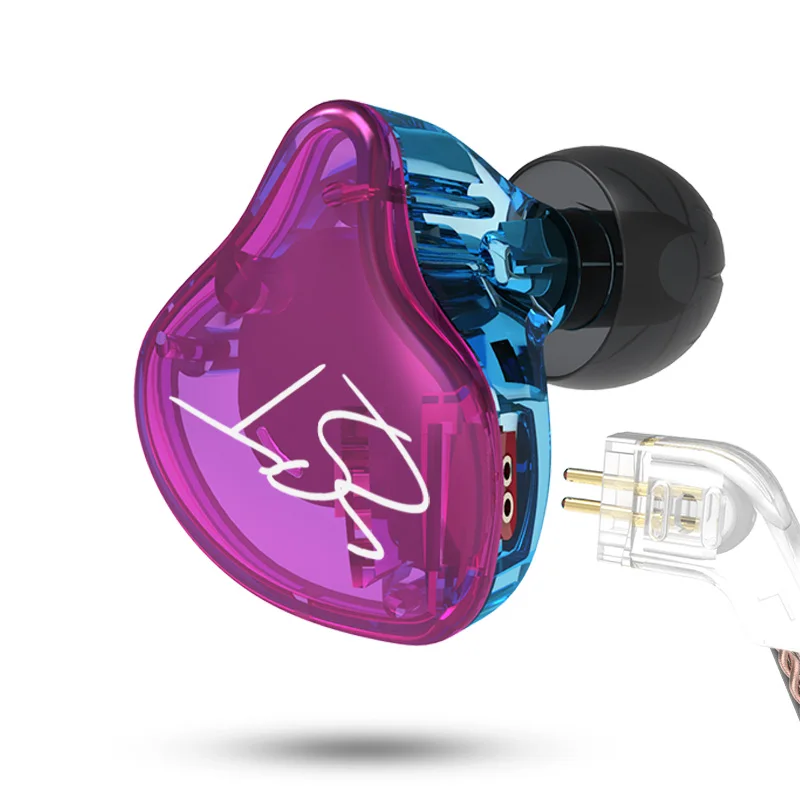 KZ ZST Pro X In Ear Earphone Hybrid Headset HIFI Bass Noise Cancelling Colorful Earbuds With Mic Replaced Cable for ZSN ZSX ZS3 - Image 3