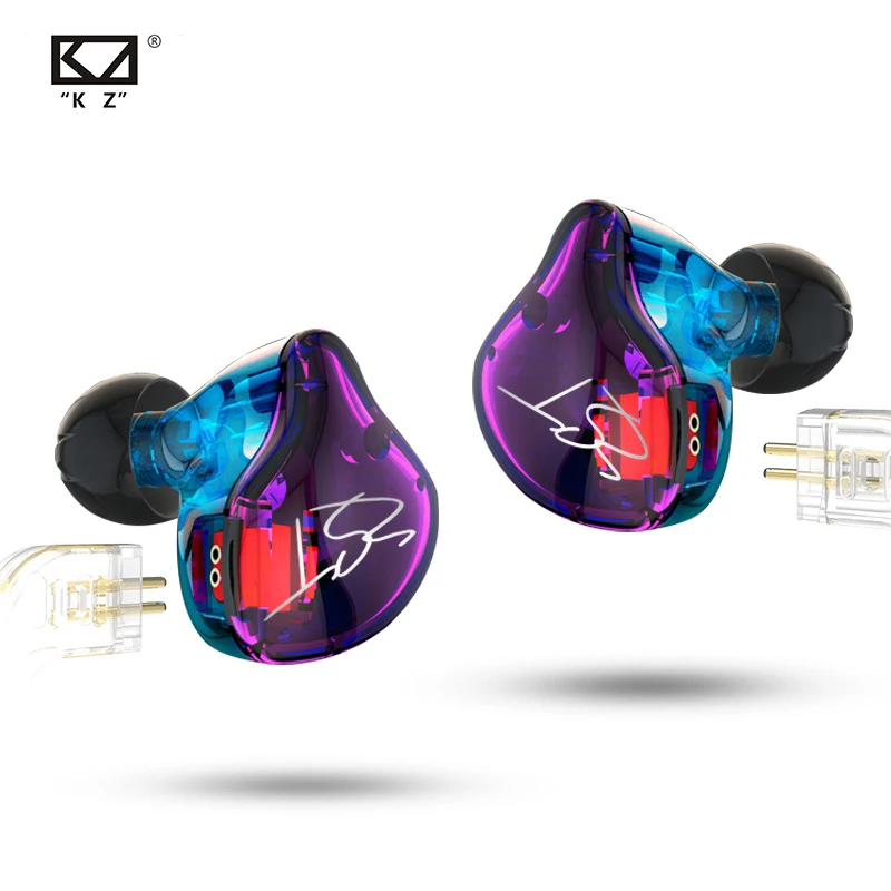 KZ ZST Pro X In Ear Earphone Hybrid Headset HIFI Bass Noise Cancelling Colorful Earbuds With Mic Replaced Cable for ZSN ZSX ZS3 - Image 2
