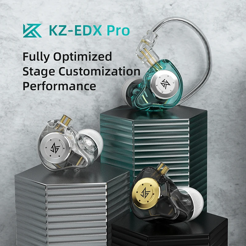 KZ EDX PRO 10mm Dual Magnetic Circuit Dynamic Drive Earphone HIFI Bass Earbud Sport Noise Cancelling Headset KZ ZSN PRO ZAS SK10 - Image 4