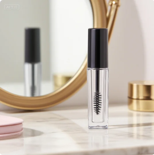 DIY Wand Eyelash Cream Container Liquid Bottle Empty Mascara Bottles With Wand Refillable 0.8ml Empty Mascara Tube