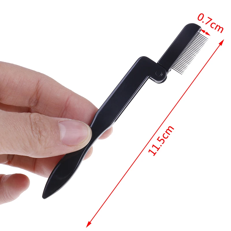 1 Piece New Eyelash Curler Beauty Makeup Lash Separator Foldable Metal Eyelash Brush Comb Mascara Curl Beauty Makeup Tools - Image 5