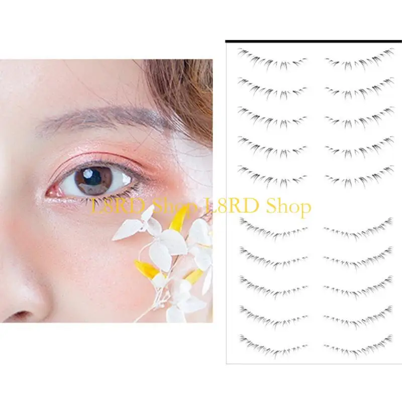 L8RD Lower Eyelash Tattoos Long-Lasting Waterproof Simulation 3D False Eyelashes - Image 4