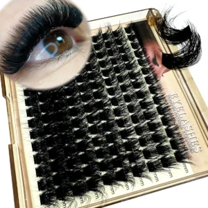 160D Lash Clusters 200/140pcs Cluster Lashes 10-18mm Individual Lashes Natural Look 5D Fluffy Cluster Lashes DIY Eyelash Exten
