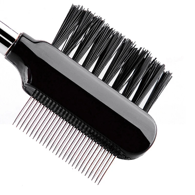 1PC Eyelash Brush Eyebrow Comb Makeup Brushes Professional Dual Makeup Tool maquiagem Black Kabuki Wood Beauty - Image 4