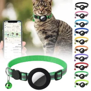 Reflective Collar for Cats Anti-Lost Pet Cat Collar For The Apple Airtag Protective Tracker Anti Lost Positioning Pet Collar