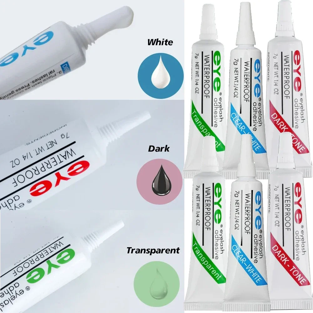 Mild Disposable False Eyelash Glue 7g No-irritating Waterproof Lasting Strong Glues Lash Extensions Quick Dry Adhesive Glue Tool - Image 2