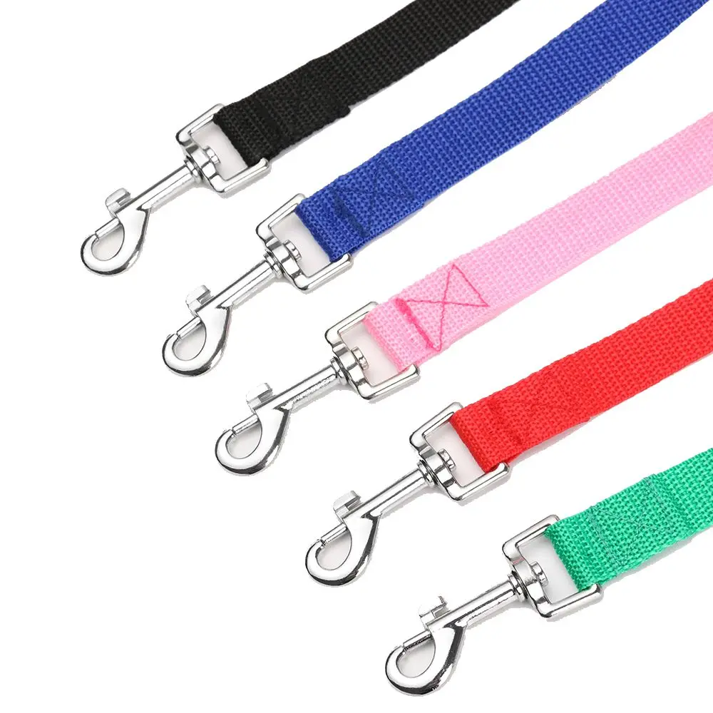 Colorful Nylon Belt Flexible Dogs Cats Traction Rope Walking Training Dog Leash Lead Strap - Image 5