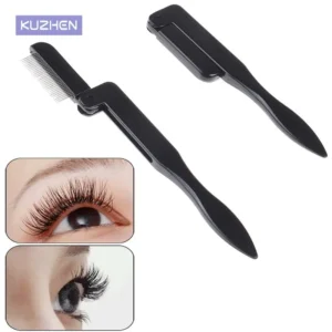 1 Piece New Eyelash Curler Beauty Makeup Lash Separator Foldable Metal Eyelash Brush Comb Mascara Curl Beauty Makeup Tools