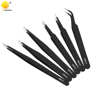 Multipurpose stainless steel forceps, grafted eyelashes, bird's nest hair picking, acne clipping, small forceps, precision clamp