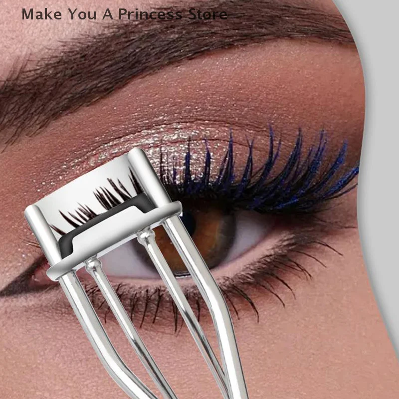 Mini Partial Eyelash Curler Nature Curl Sun Flower Eyelash Extension Volume Tweezers Stainless Steel Beauty Makeup Tool - Image 4