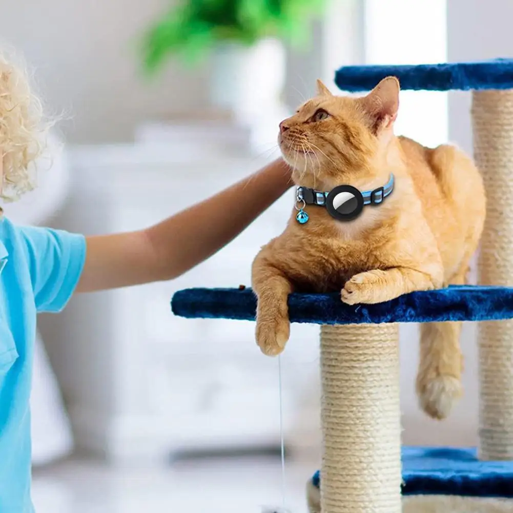 Reflective Collar for Cats Anti-Lost Pet Cat Collar For The Apple Airtag Protective Tracker Anti Lost Positioning Pet Collar - Image 2