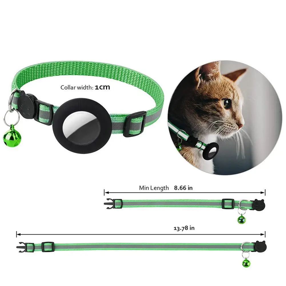 Reflective Collar for Cats Anti-Lost Pet Cat Collar For The Apple Airtag Protective Tracker Anti Lost Positioning Pet Collar - Image 5
