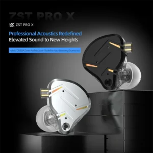 KZ ZST PRO X Hybrid DD&BA Driver IEM HiFi Earphones Upgraded High-Performance Headphones Wide Soundstage Design Wired Headset