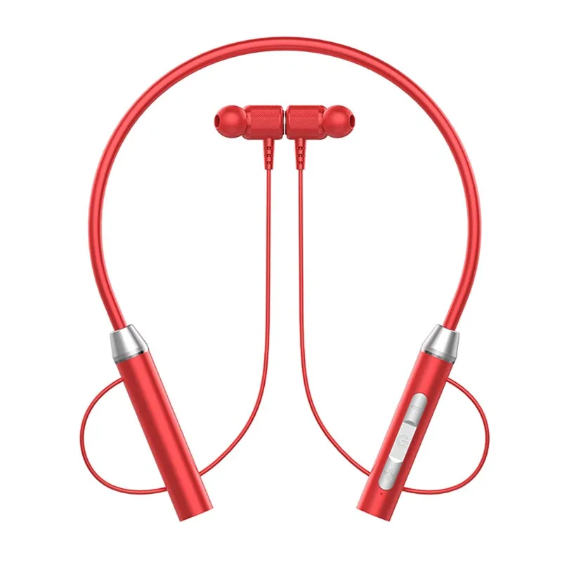 Neckband Wireless Bluetooths Headset In-Ear Earphone With Mic Magnetic Adsorption Sports Gaming Headphone Waterproof All Phones - Image 6