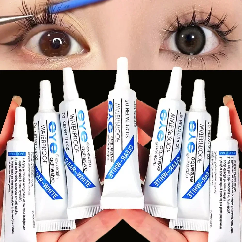 Mild Disposable False Eyelash Glue 7g No-irritating Waterproof Lasting Strong Glues Lash Extensions Quick Dry Adhesive Glue Tool - Image 3