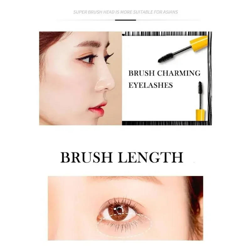 1pcs New Brand Eyelash Mascara Makeup Kit Long Lasting Natural Waterproof Black Professional Eye Mascara Cosmetic Make Up - Image 5