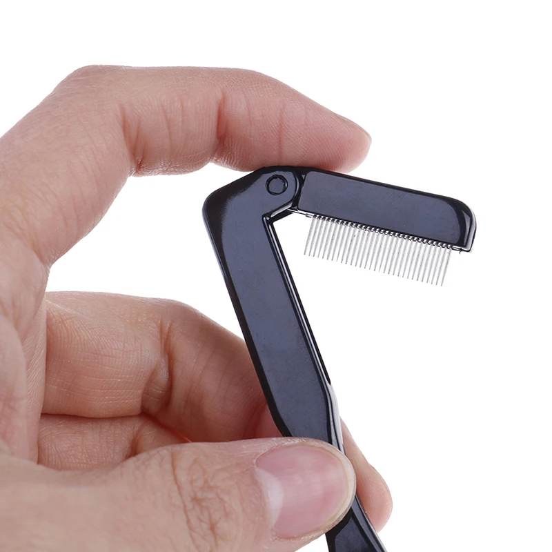 1 Piece New Eyelash Curler Beauty Makeup Lash Separator Foldable Metal Eyelash Brush Comb Mascara Curl Beauty Makeup Tools - Image 4