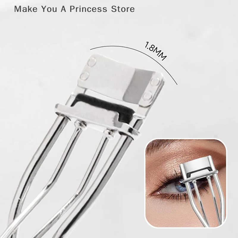 Mini Partial Eyelash Curler Nature Curl Sun Flower Eyelash Extension Volume Tweezers Stainless Steel Beauty Makeup Tool - Image 2