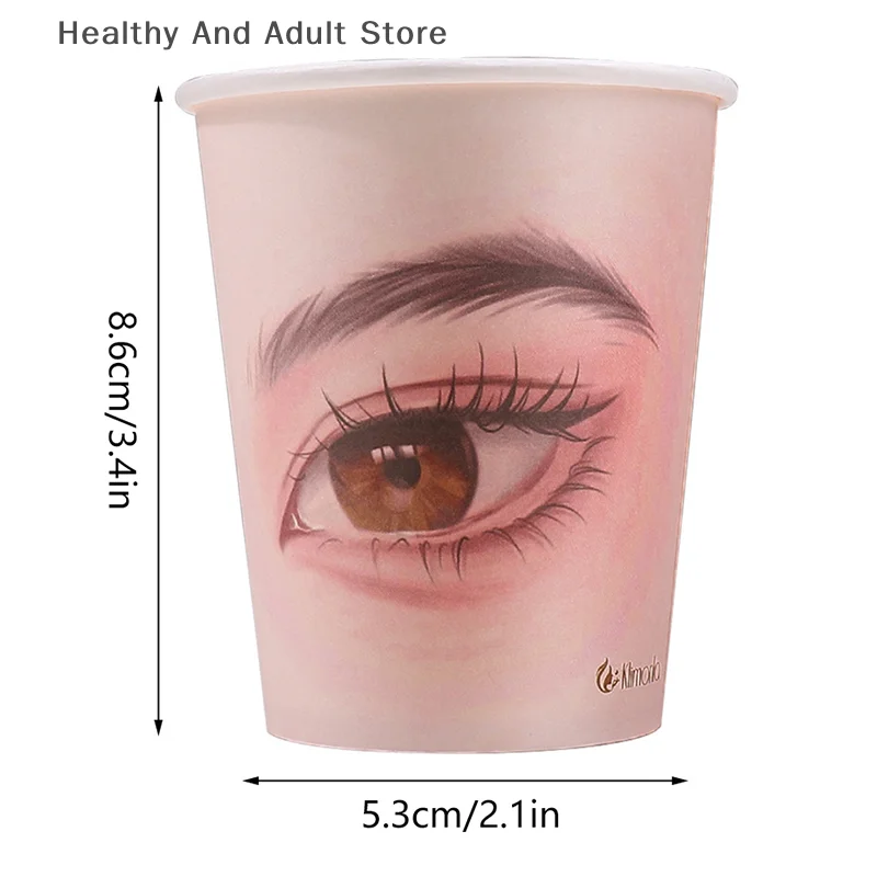 5Pcs Beauty Eyelash Practice Paper Cup Eyelash Extension Practice Beginner Lashes Training Disposable Paper Cups Multifunction - Image 6