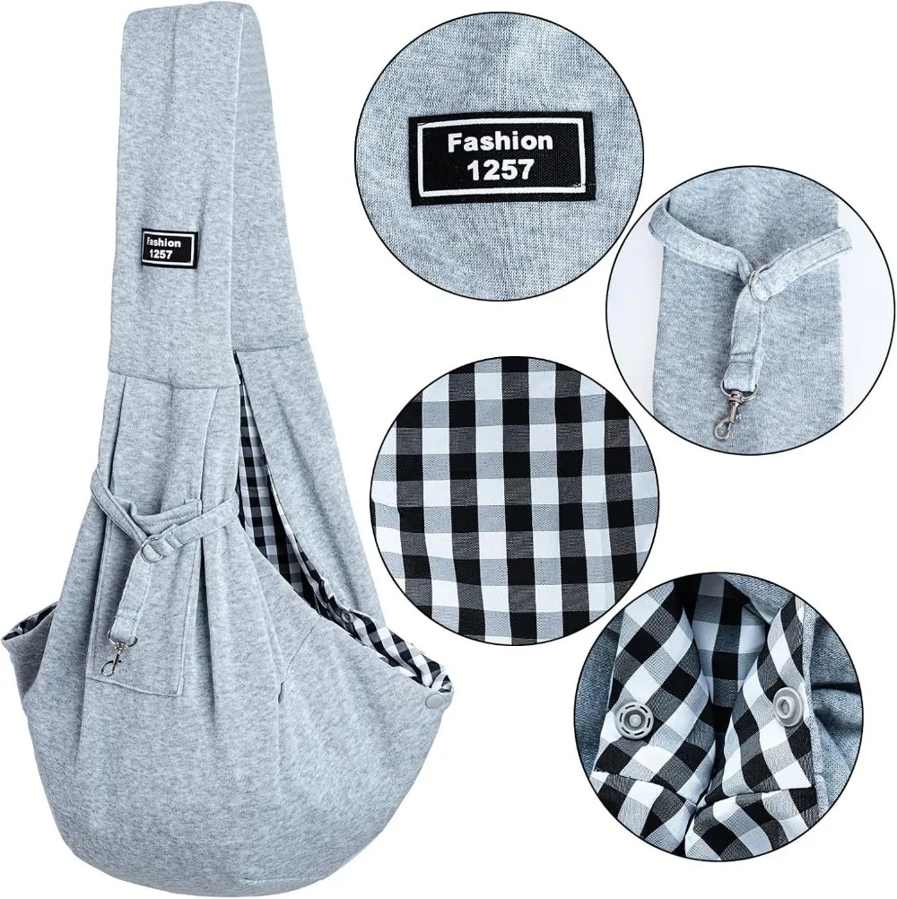 Pet Puppy Cat Carrier Bag Outdoor Travel Portable Dog Shoulder Bag Cotton Comfort Sling Handbag Tote Pouch Pet Carrying Supplies - Image 5