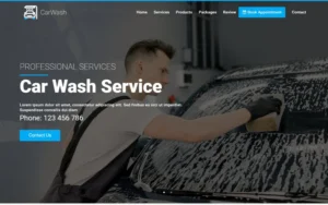 CarWash – Car Wash, Auto Mechanic & Car Repair Landing Page Template