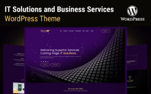 Techit Clean Minimalist Multipurpose WordPress Theme for business, agency, startup, portfolio, and corporate websites