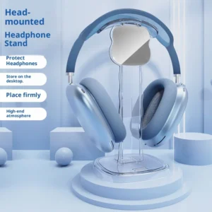 OneOdio Pro 30 Transparent Headset Stand Holder with Phone Dock, Desk Organizer for Gaming Headsets