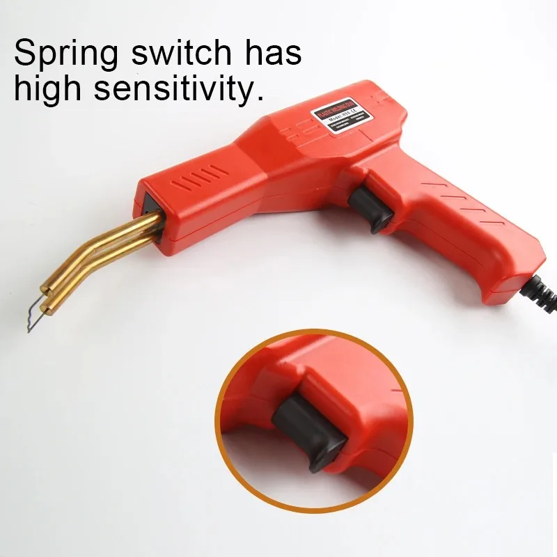 Plastic Welder Hot Nail Gun with 200-800 Nails for Car Bumper PVC Repair Garage Tool Kit Machine Welding