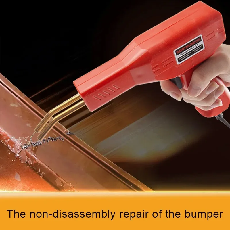 Plastic Welder Hot Nail Gun with 200-800 Nails for Car Bumper PVC Repair Garage Tool Kit Machine Welding - Image 2
