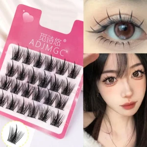 DIY Cluster Self Adhesive Eyelashes Segmented False Lashes DIY Individual Manga Lash Clusters Natural Fake Eyelash