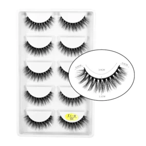 Flash girl The most popular 3DH series 10 Styles 3D faux mink lashes silk eyelashes natural model private label packaging