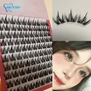 Eyelashes Puppy Series Single Clusters False Eyelashes Suitable For Round Eyes Fluffy Natural Thick Curl Beauty Daily Makeup