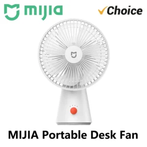 NEW MIJIA Portable Desk Fan USB Rechargeable Handheld Mini Electric Fans Cordless Air Cooling Small Fan 4 Gears Speed CN