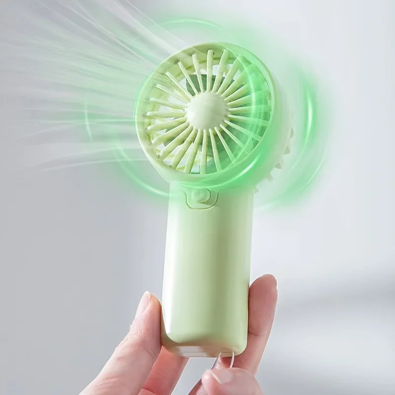 2026 Cute Mini Fan Portable Handheld Fan Lightweight Handy Fan Pocket Size Low Noise Small Electric Fan Student Gift Outdoor Fan - Image 2