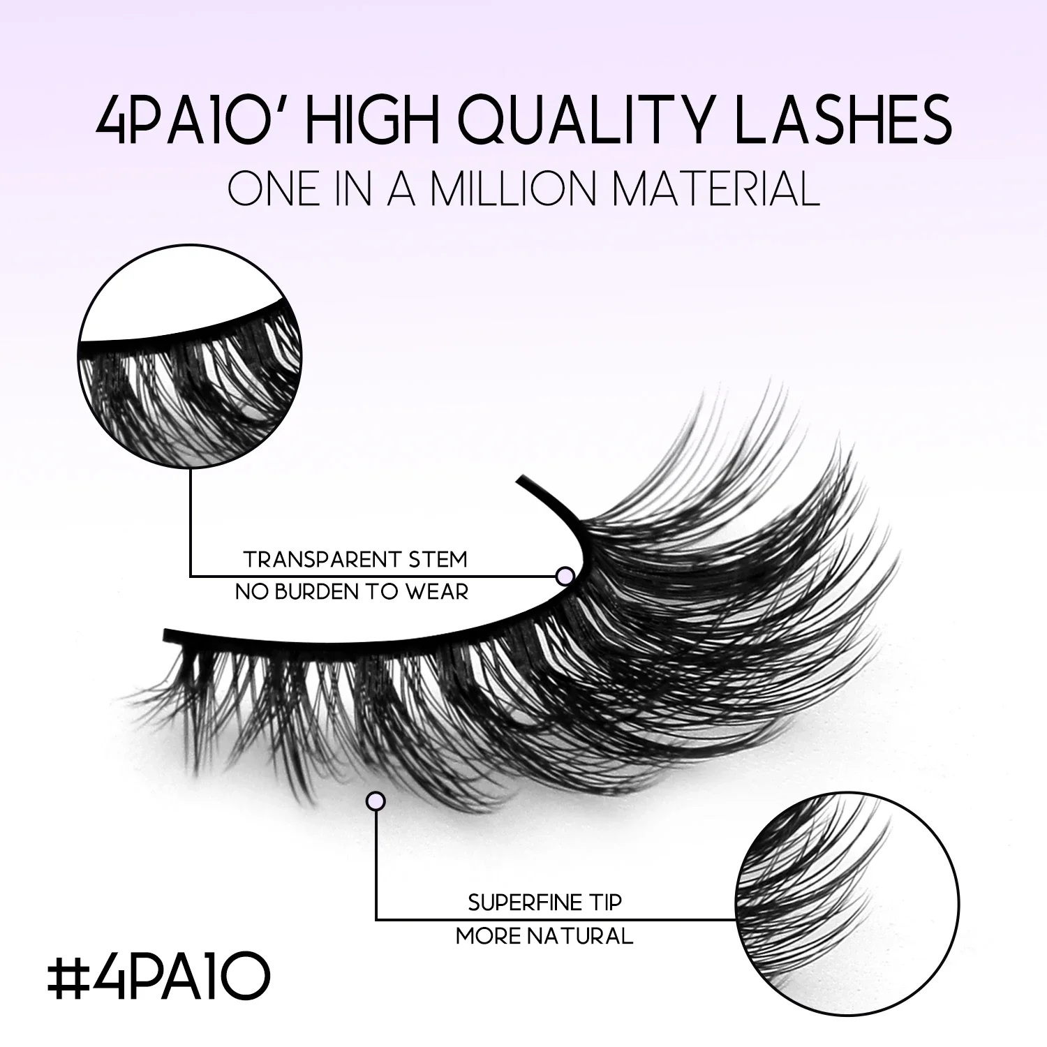 Veltrinay False Eyelashes Wispy Lashes 3D Mink Lashes Fluffy Volume Strip Lashes D Curl Fake Eyelashes Make up - Image 5