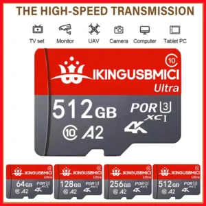 A1 V30 Original Microsd Memory Card for Phone Tablet DVR Lexa r Micro SD Card 256GB 64GB 32GB Max 100Mb/s C10 Flash TF Card
