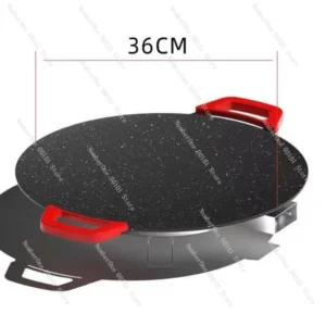 Electric BBQ Grill Pan Smokeless Non Stick Barbecue Plate Household Electric Griddle Frying Pan Steak Meat Grill Tray Kitchen