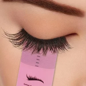 10PCS Eyelash Length Measuring Ruler Portable Eyebrow Soft Plastic Ruler Makeup Tool Eyelash Extension Growth Accessory