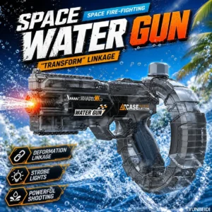Electric Water Gun with Flashing Function That Continuously Delivers Powerful Water Spray Summer Outdoor Toy Children's Gift
