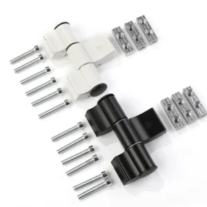 1pcs Three-section 45 Door Hinge Broken Bridge Aluminum Load Capacity 130 kg Hinged Doors Kitchen Bedroom Bathroom Rugged Smart
