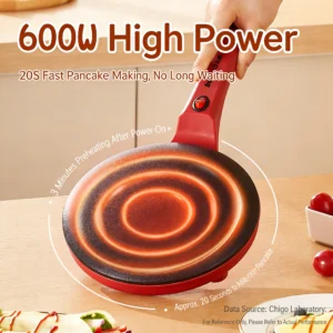 Mini Deepened Electric Frying Pan Household Non-Stick Multifunctional Pancake & Crepe Maker