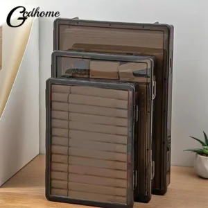 1Pc Document Organizer Box Household Certificate File A4 Box Important Information Registration Book Dust Proof Storage Case