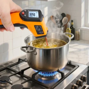 New Infrared Thermometer Handheld Temperature Gun Non-Contact Laser Heat Tester -50-600°C for Industrial Home Automobile Use