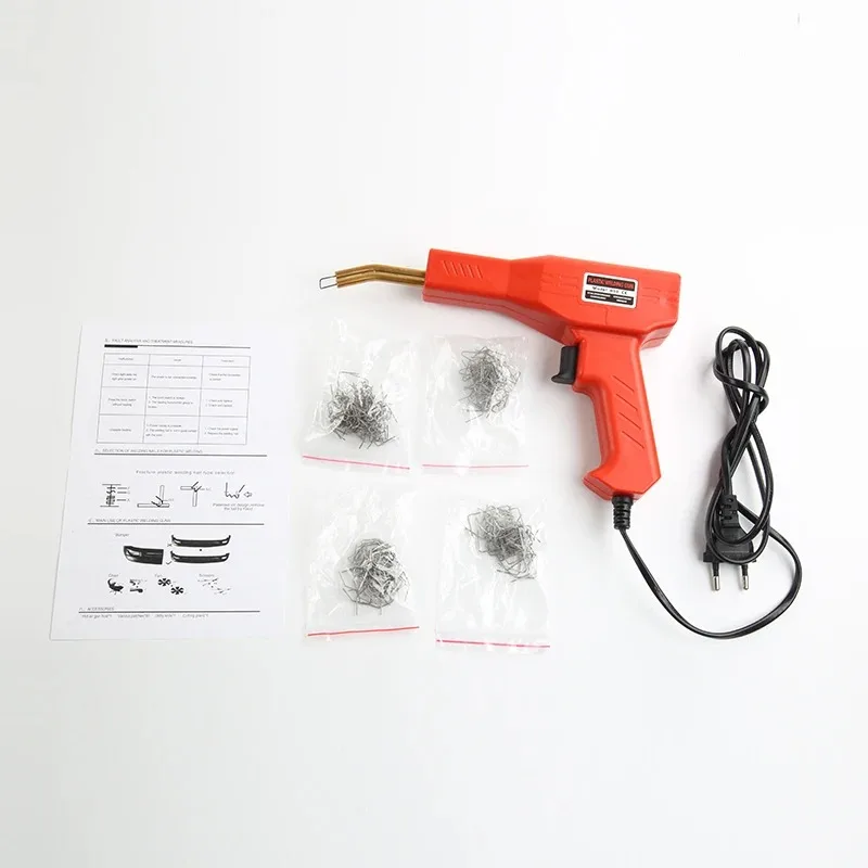 Plastic Welder Hot Nail Gun with 200-800 Nails for Car Bumper PVC Repair Garage Tool Kit Machine Welding - Image 6