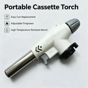 Torch Cooking AutoIgnition Butane Gas Welding-Burner Welding Gas Burner Flame Gas Torch Flame Gun Blow for BBQ Camping Cooking