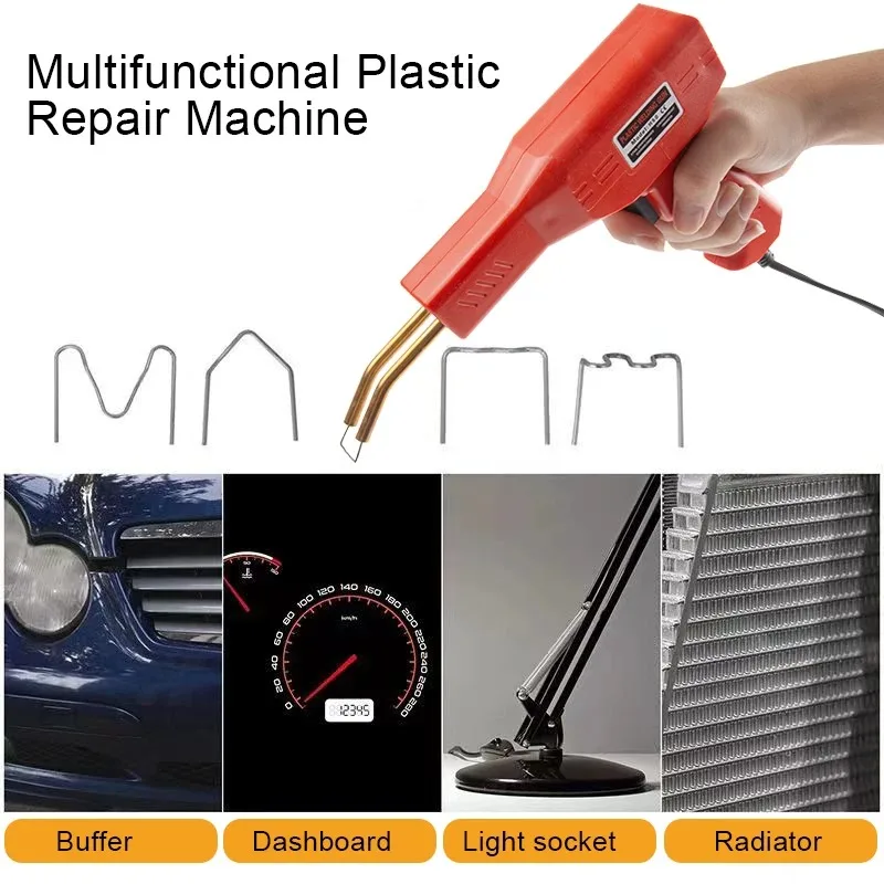 Plastic Welder Hot Nail Gun with 200-800 Nails for Car Bumper PVC Repair Garage Tool Kit Machine Welding - Image 5