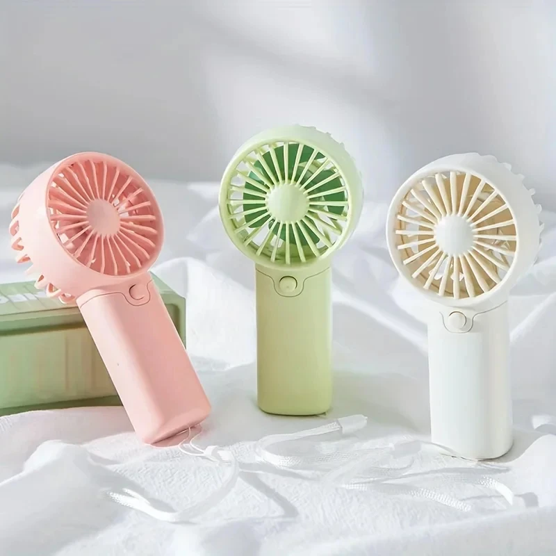 2026 Cute Mini Fan Portable Handheld Fan Lightweight Handy Fan Pocket Size Low Noise Small Electric Fan Student Gift Outdoor Fan - Image 5