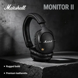 Marshall MONITOR II ANC Over Ear Wireless Headphones Active Noise Cancelling Subwoofer Gaming Music Sports Original Premium 30H